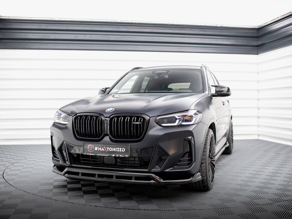 MAXTON DESIGN Front Splitter BMW X3 M-Pack G01 Facelift