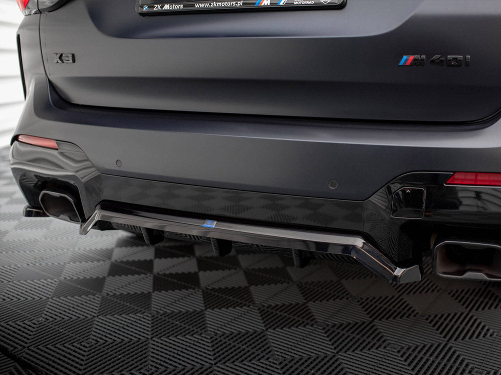 Rear Splitter (Vertical Bars) compatible with BMW X3 M-Pack G01 Facelift