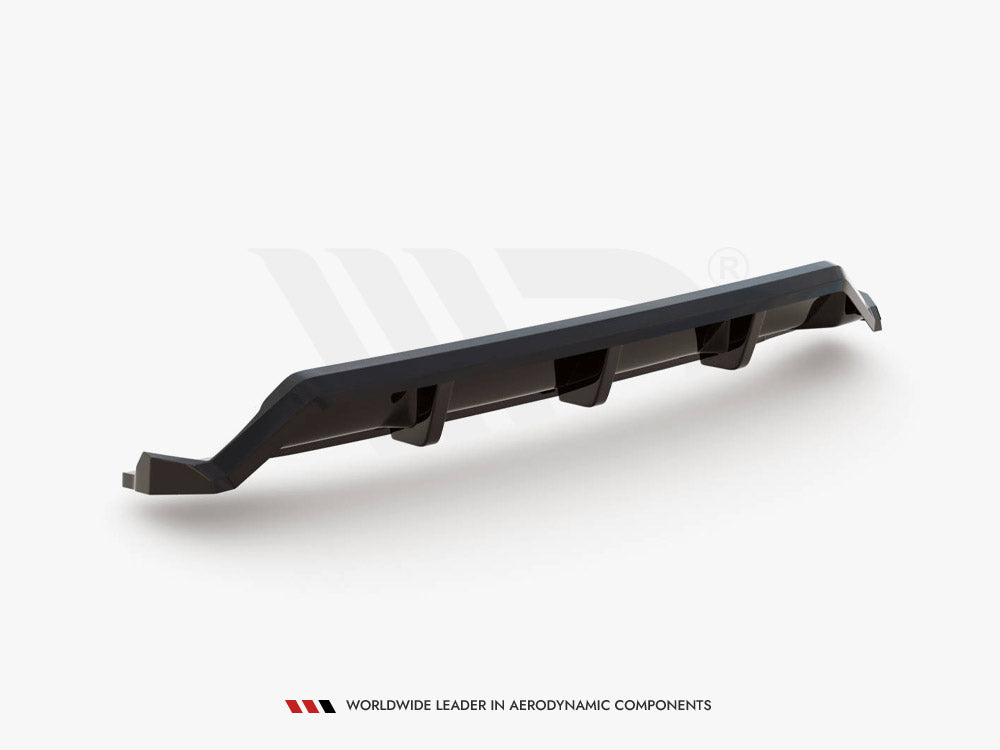 Central Rear Splitter (Vertical Bars) BMW X3 M-Pack G01 Facelift