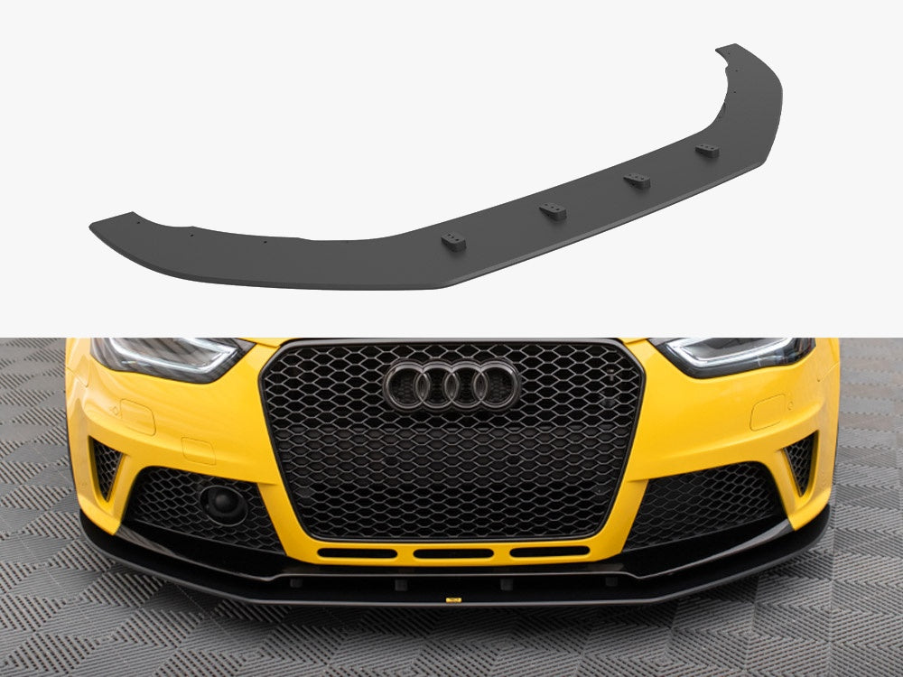 Street PRO Front Splitter compatible with Audi RS 4 B8
