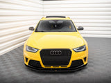 Street PRO Front Splitter compatible with Audi RS 4 B8