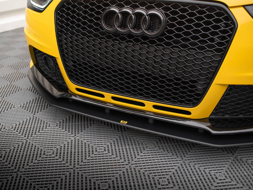Street PRO Front Splitter compatible with Audi RS 4 B8