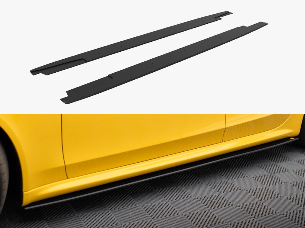 Street PRO Side Skirts Diffusers compatible with Audi RS 4 B8