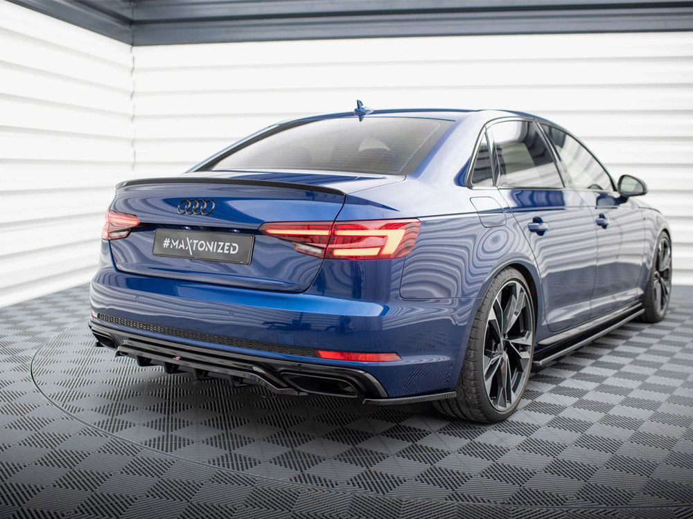 MAXTON DESIGN Central Rear Splitter (Vertical Bars) Audi A4 Competition B9