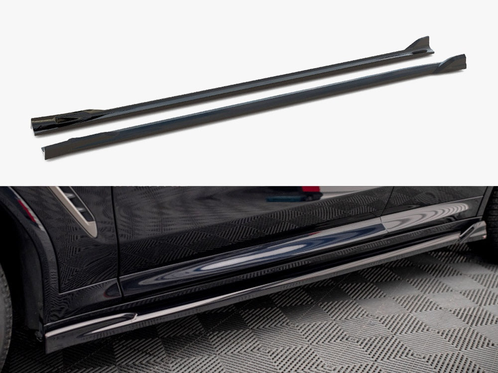 Side Skirts Diffusers V.2 compatible with BMW X4 M-Pack G02