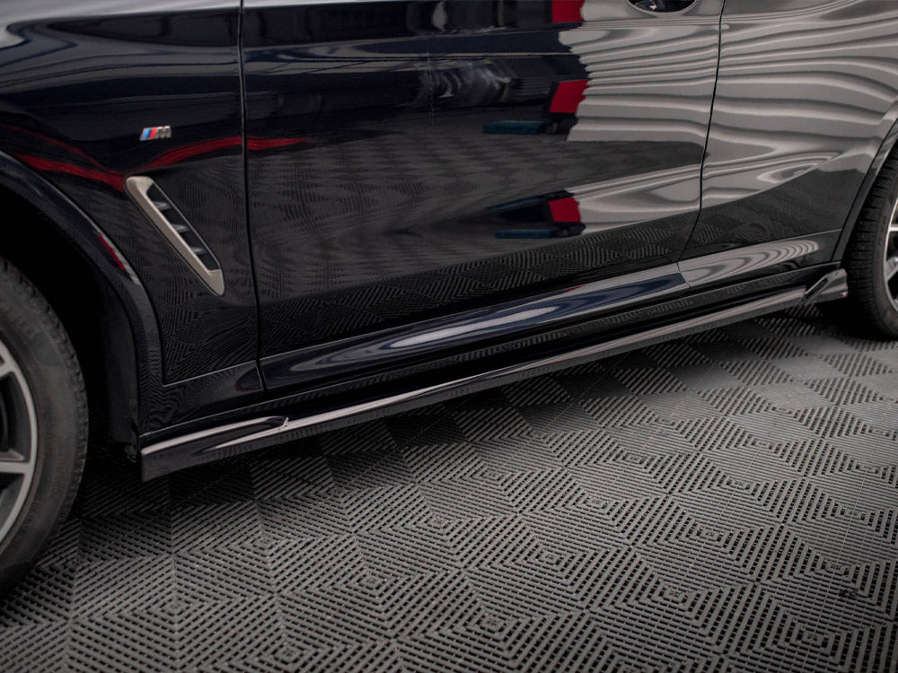 Side Skirts Diffusers V.2 compatible with BMW X4 M-Pack G02