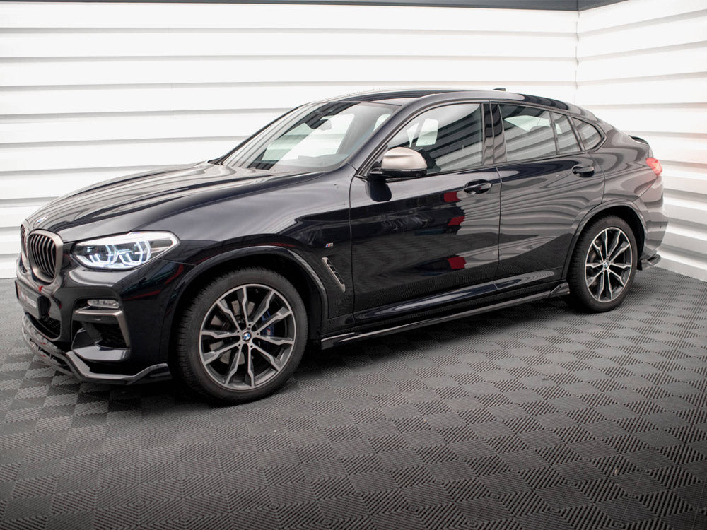 Side Skirts Diffusers V.2 compatible with BMW X4 M-Pack G02