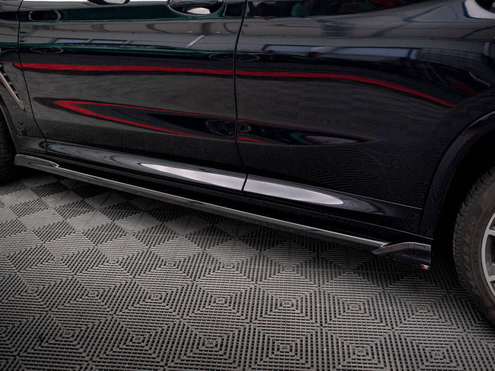 Side Skirts Diffusers V.2 compatible with BMW X4 M-Pack G02