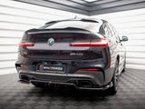 Central Rear Splitter (Vertical Bars) V.2 compatible with BMW X4 M40i G02
