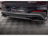 Central Rear Splitter (Vertical Bars) V.2 compatible with BMW X4 M40i G02