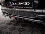Central Rear Splitter (Vertical Bars) V.2 compatible with BMW X4 M40i G02