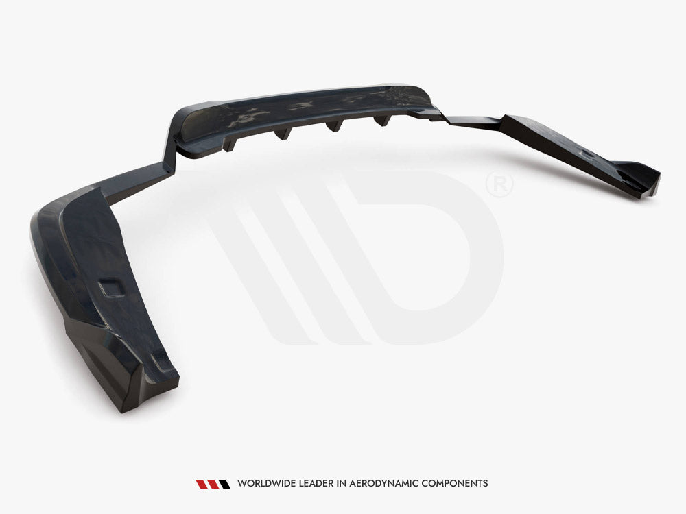 MAXTON DESIGN Central Rear Splitter (Vertical Bars) V.2 BMW X4 M-Pack G02