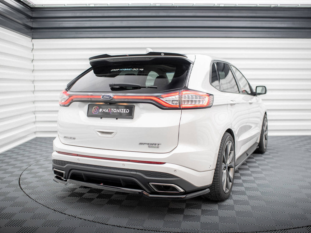 Central Rear Splitter (Vertical Bars) compatible with Ford Edge Sport Mk2