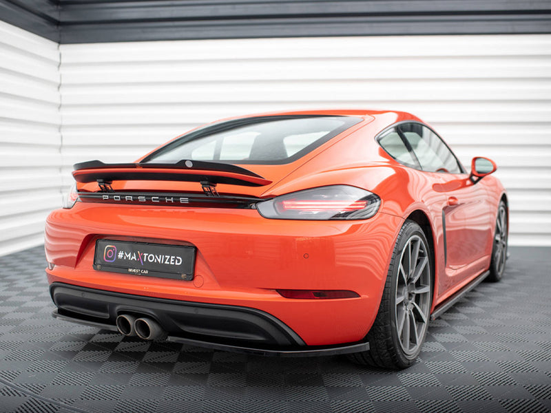 Rear Side Splitters Porsche 718 Cayman 982c