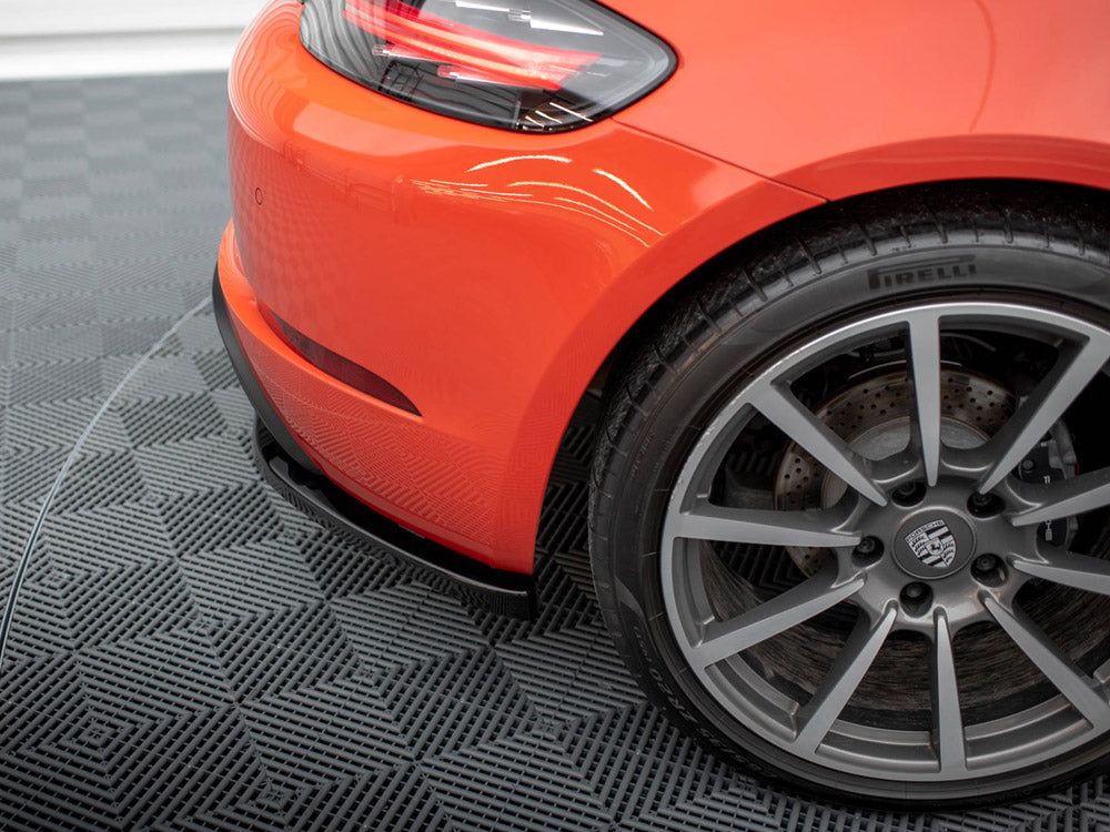 Rear Side Splitters Porsche 718 Cayman 982c