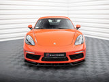 Front Splitter V.1 compatible with Porsche 718 Cayman 982c
