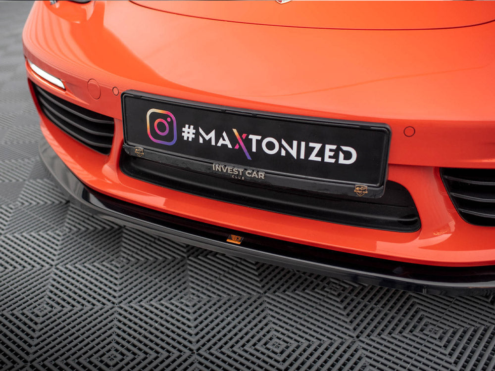 Front Splitter V.2 compatible with Porsche 718 Cayman 982c