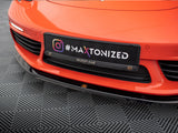 Front Splitter V.2 compatible with Porsche 718 Cayman 982c