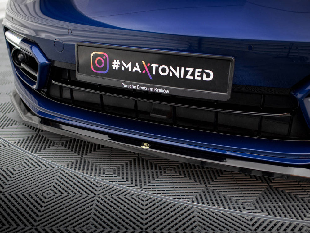 Front Splitter V.1 compatible with Porsche Panamera E-Hybrid 971 Facelift