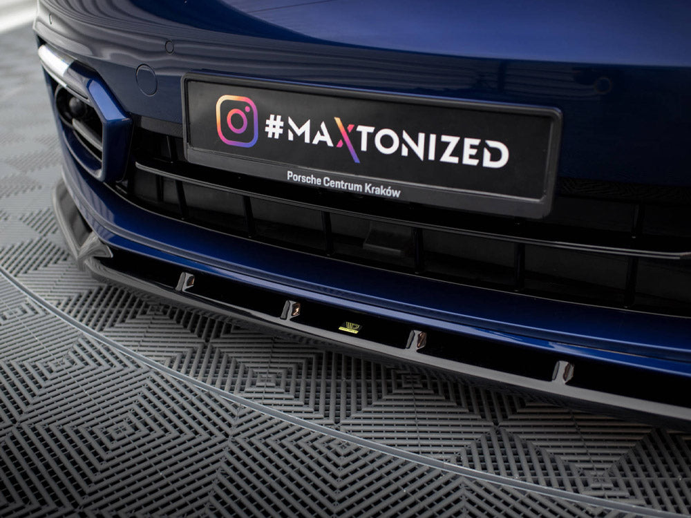 Front Splitter V.2 compatible with Porsche Panamera E-Hybrid 971 Facelift