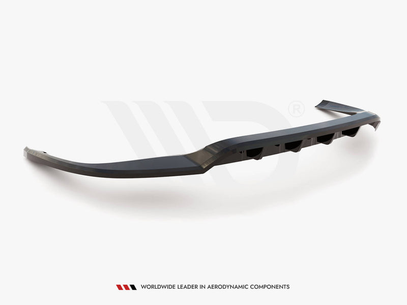 MAXTON DESIGN Central Rear Splitter (Vertical Bars) Porsche Panamera E-Hybrid 971 Facelift