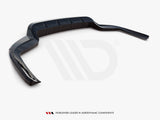 MAXTON DESIGN Central Rear Splitter (Vertical Bars) Porsche Panamera E-Hybrid 971 Facelift