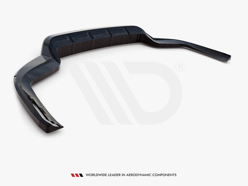 MAXTON DESIGN Central Rear Splitter (Vertical Bars) Porsche Panamera E-Hybrid 971 Facelift