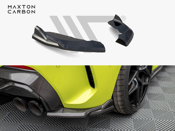 MAXTON DESIGN Carbon Fiber Rear Side Splitters BMW 1 F40 M-Pack / M135i