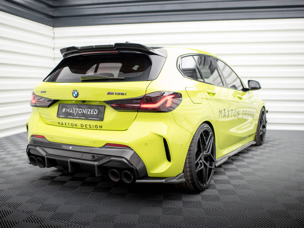 Carbon Fiber Rear Side Splitters compatible with BMW 1 F40 M-Pack / M135i