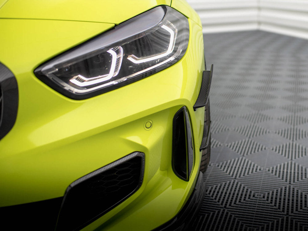 MAXTON DESIGN Carbon Fiber Front Bumper Wings (Canards) BMW 1 F40 M-Pack / M135i