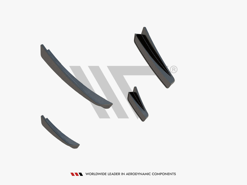 MAXTON DESIGN Carbon Fiber Front Bumper Wings (Canards) BMW 1 F40 M-Pack / M135i