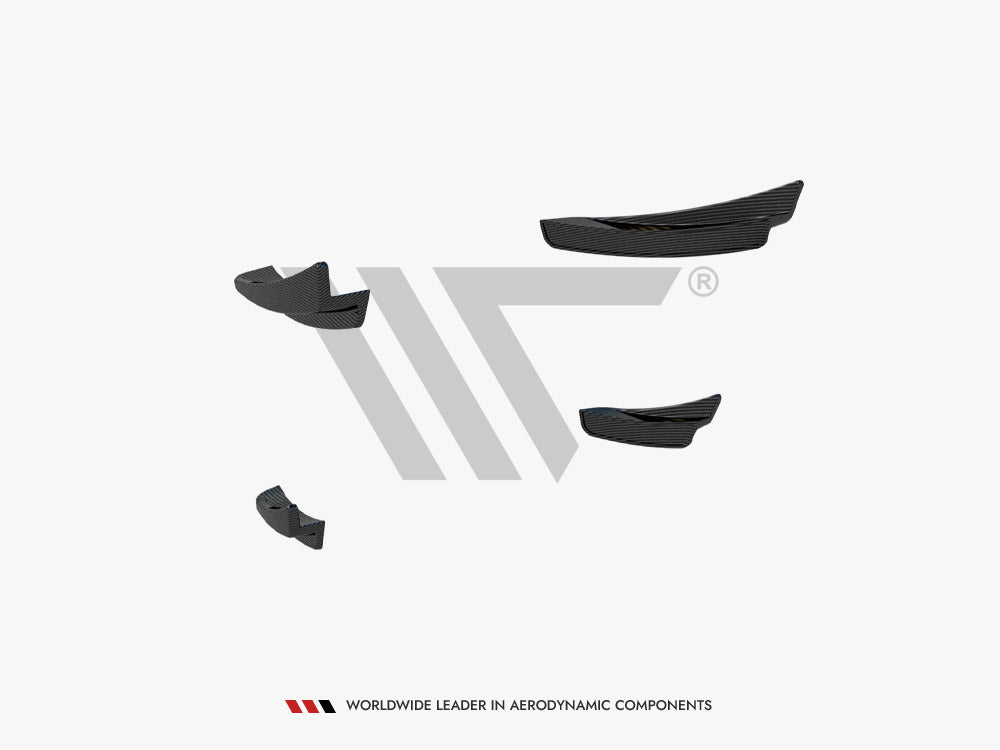 MAXTON DESIGN Carbon Fiber Front Bumper Wings (Canards) BMW 1 F40 M-Pack / M135i