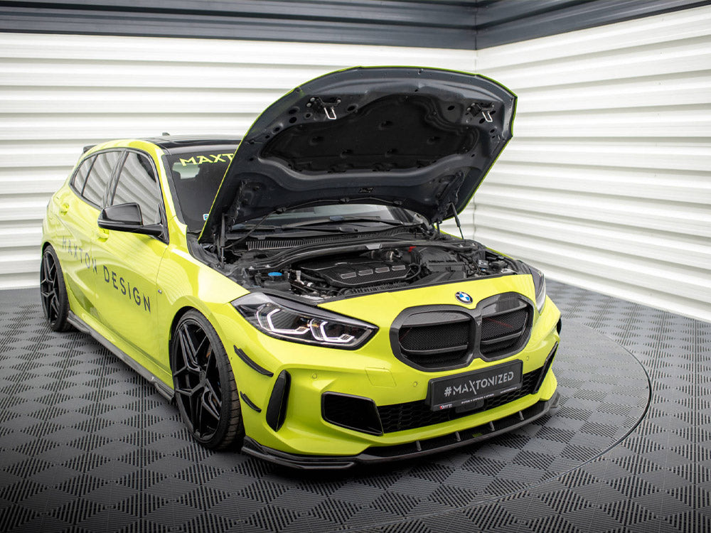 MAXTON DESIGN Carbon Fiber Strut Bar Cover BMW 1 F40 M135i