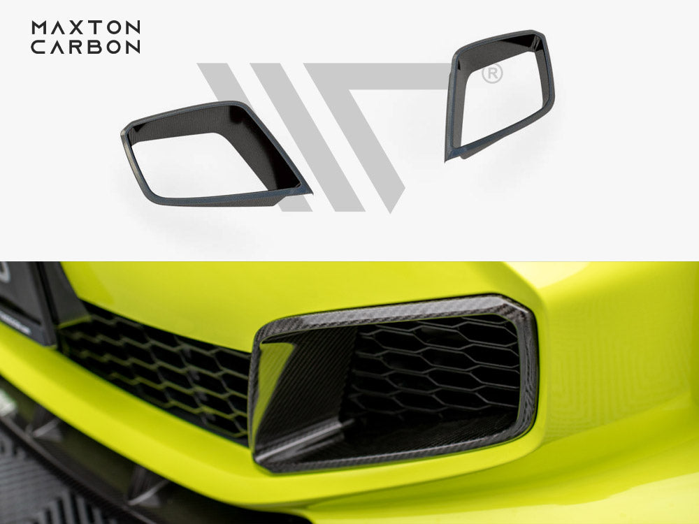 MAXTON DESIGN Carbon Fiber Front Bumper Side Vents BMW 1 F40 M-Pack / M135i