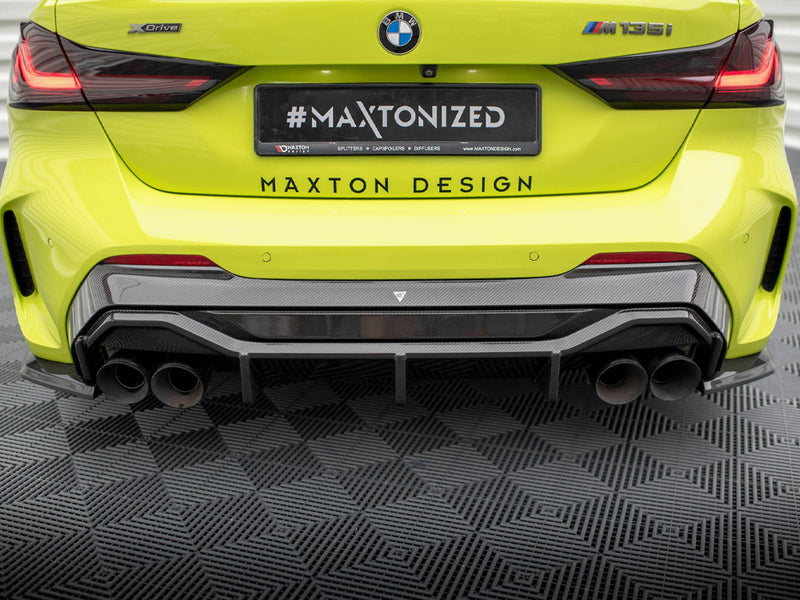 MAXTON DESIGN Carbon Fiber Rear Diffuser V.1 + Milltek Sport Exhaust BMW 1 F40 M-Pack / M135i