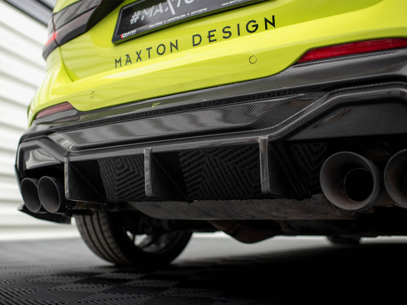 MAXTON DESIGN Carbon Fiber Rear Diffuser V.1 + Milltek Sport Exhaust BMW 1 F40 M-Pack / M135i