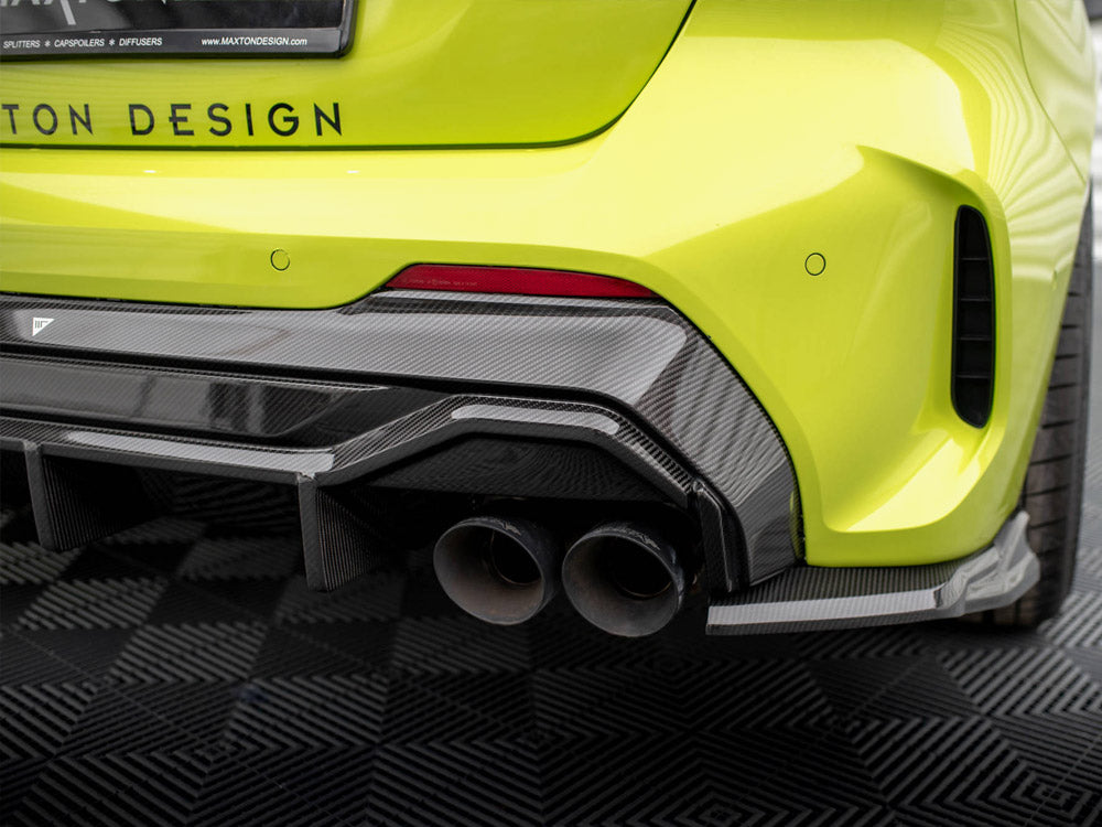 MAXTON DESIGN Carbon Fiber Rear Diffuser V.1 + Milltek Sport Exhaust BMW 1 F40 M-Pack / M135i