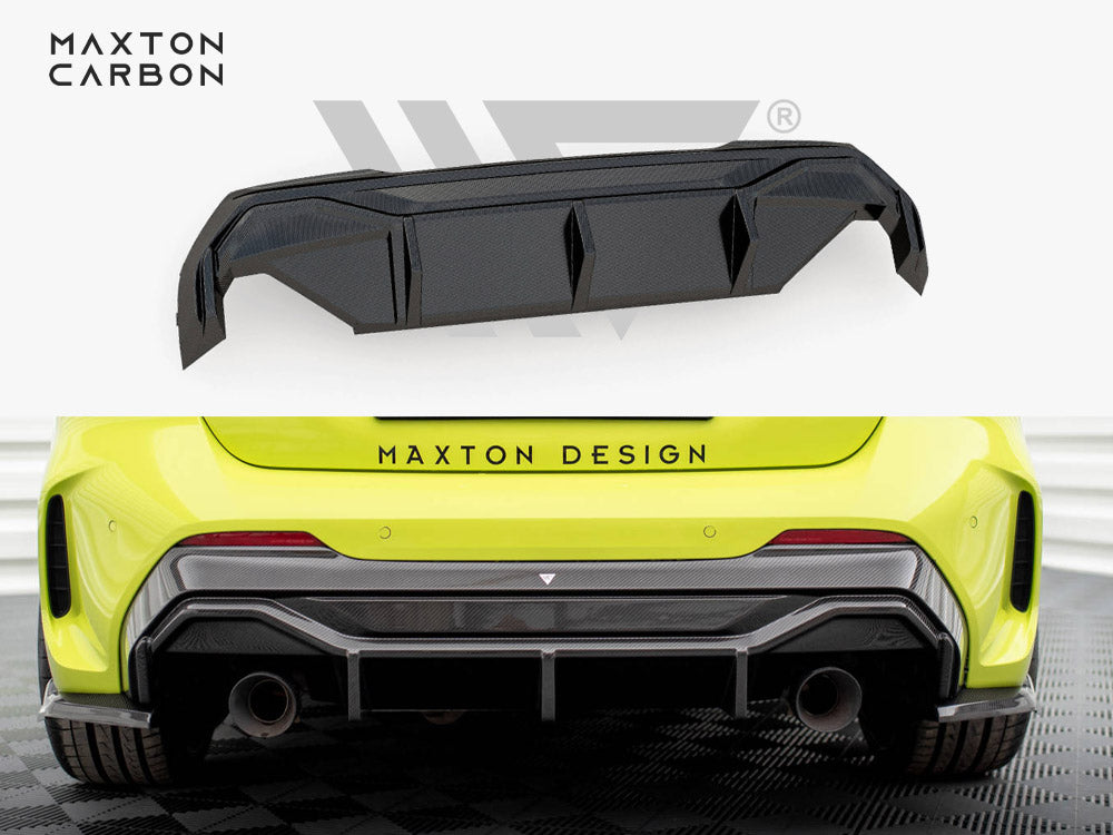 MAXTON DESIGN Carbon Fiber Rear Diffuser V.2 BMW 1 F40 M-Pack / M135i
