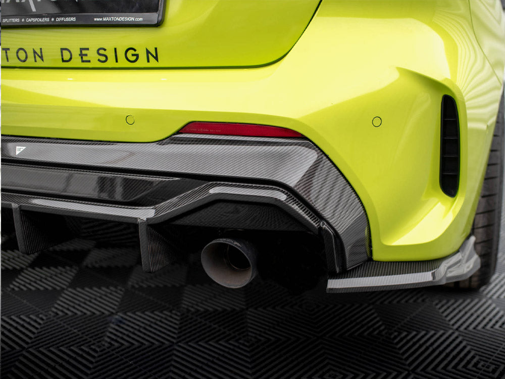 Carbon Fiber Rear Diffuser V.2 compatible with BMW 1 M-Pack / M135i / 128ti F40