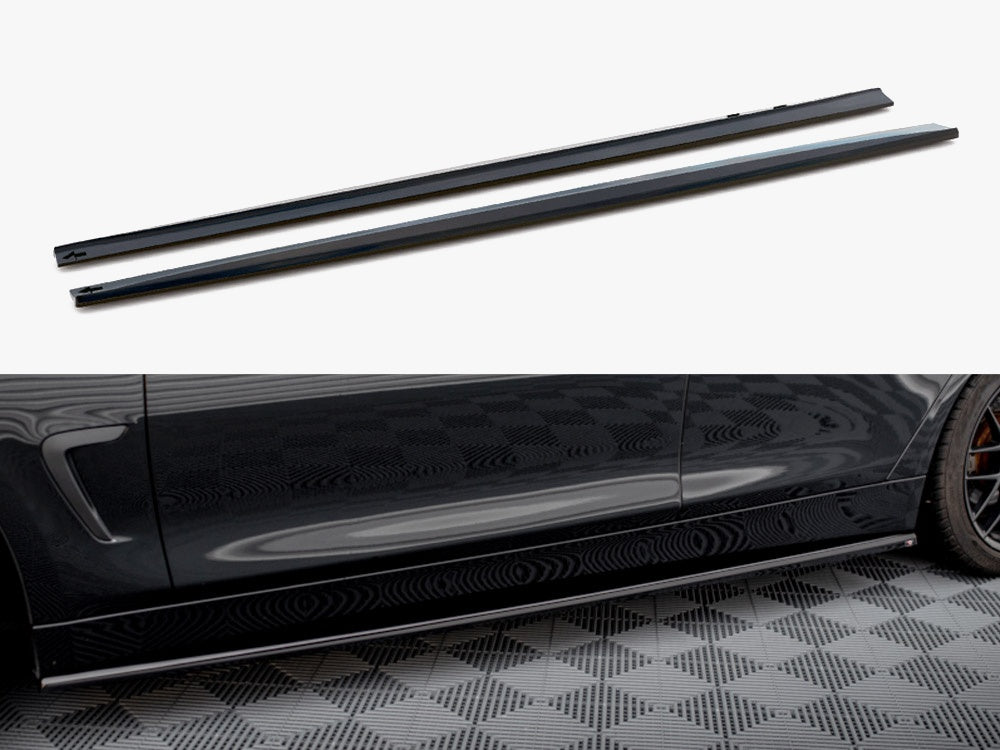 Side Skirts Diffusers compatible with BMW 4 Coupe / Gran Coupe / Cabrio F32 / F36 / F33
