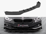 Street PRO Front Splitter + Flaps compatible with BMW 4 Gran Coupe F36