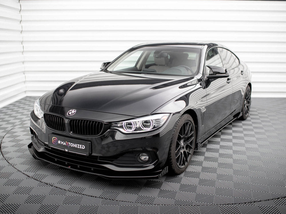Street PRO Front Splitter + Flaps compatible with BMW 4 Gran Coupe F36