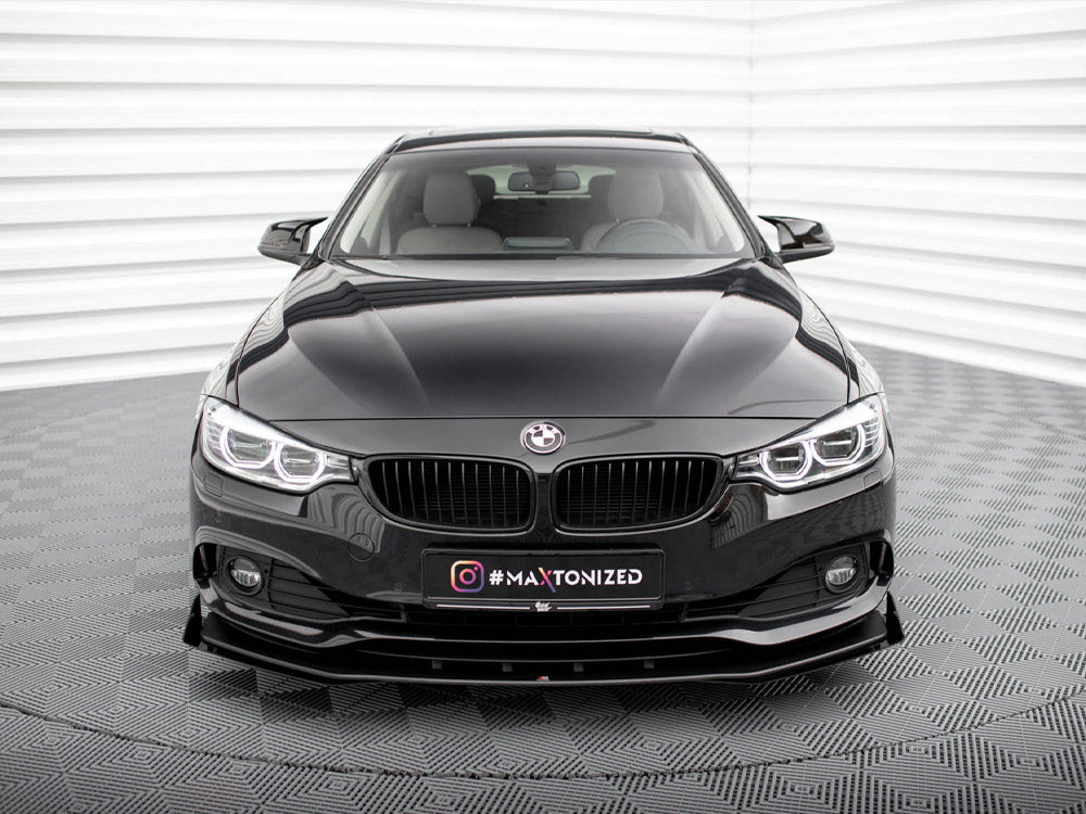 Street PRO Front Splitter + Flaps compatible with BMW 4 Gran Coupe F36