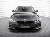 Street PRO Front Splitter + Flaps compatible with BMW 4 Gran Coupe F36
