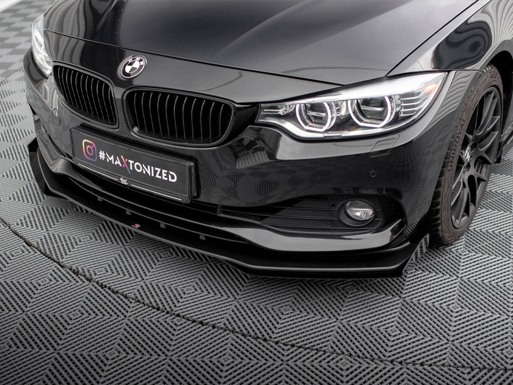 Street PRO Front Splitter + Flaps compatible with BMW 4 Gran Coupe F36