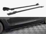 Street PRO Side Skirts Diffusers + Flaps compatible with BMW 4 Gran Coupe F36