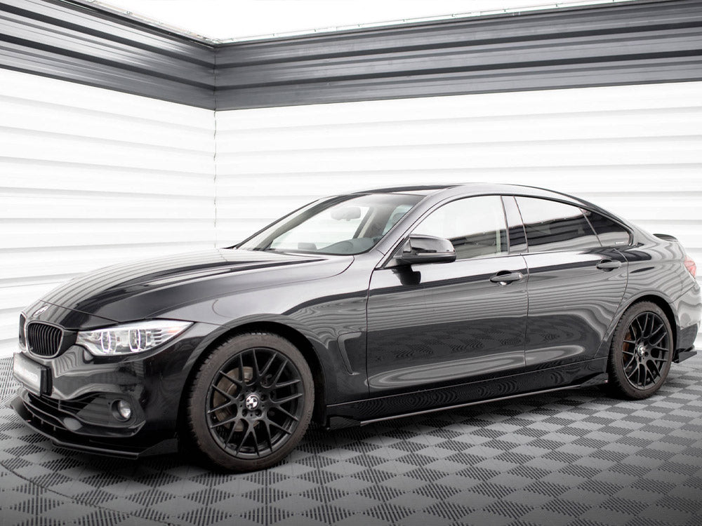 Street PRO Side Skirts Diffusers + Flaps compatible with BMW 4 Gran Coupe F36
