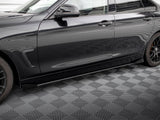 Street PRO Side Skirts Diffusers + Flaps compatible with BMW 4 Gran Coupe F36