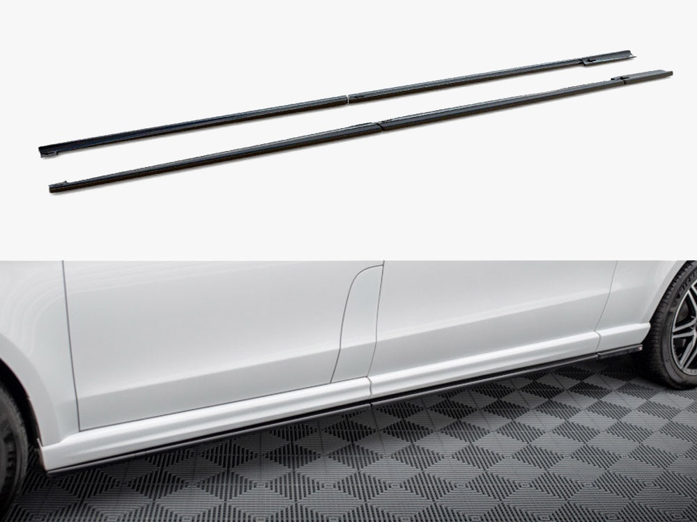 Side Skirt Diffusers V.1 compatible with Mercedes V-Class Extra Long AMG Line W447