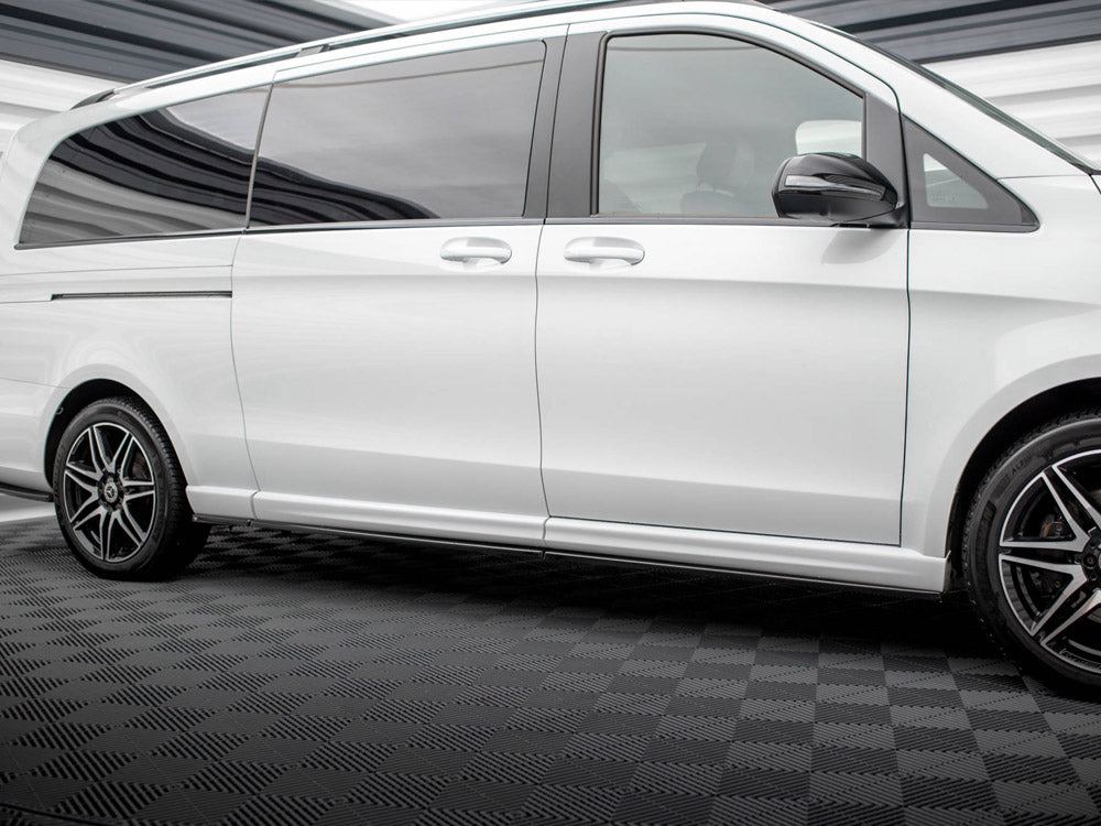 Side Skirt Diffusers V.1 compatible with Mercedes V-Class Extra Long AMG Line W447